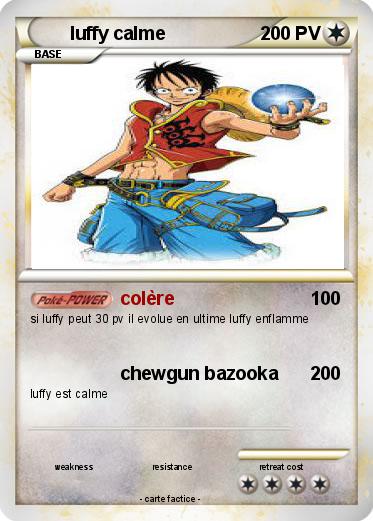 Pokemon luffy calme