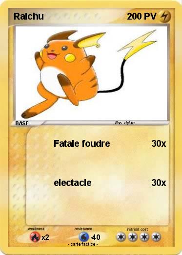Pokemon Raichu
