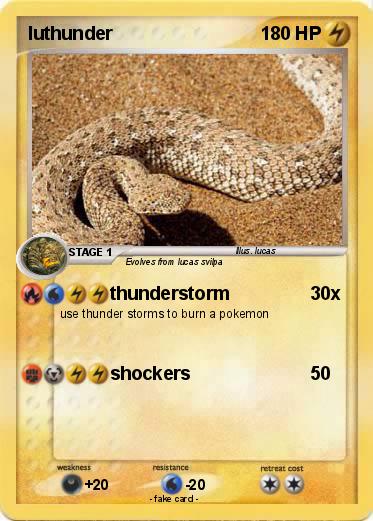 Pokemon luthunder