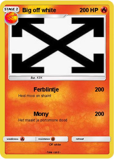 Pokemon Big off white