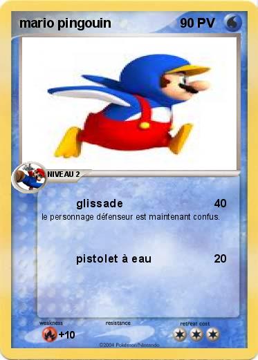 Pokemon mario pingouin