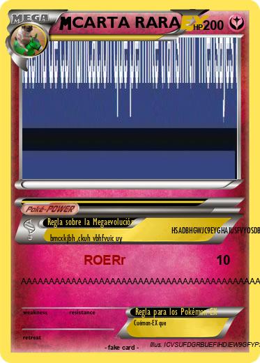 Pokemon CARTA RARA