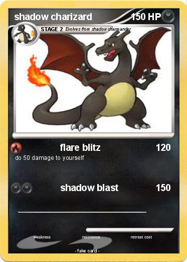 Pokemon shadow charizard