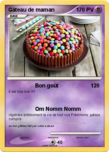 Pokemon Gâteau de maman