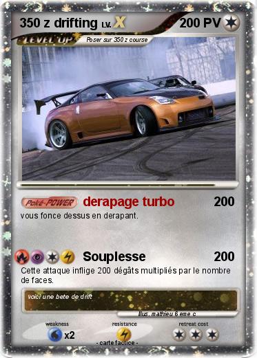Pokemon 350 z drifting