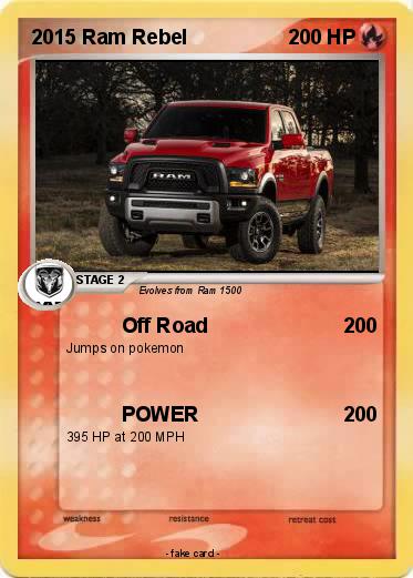 Pokemon 2015 Ram Rebel