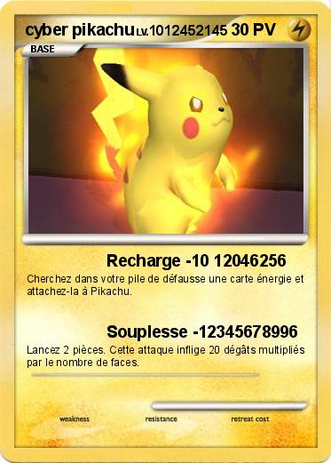 Pokemon cyber pikachu