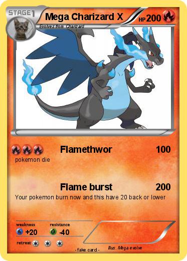 Pokemon Mega Charizard X