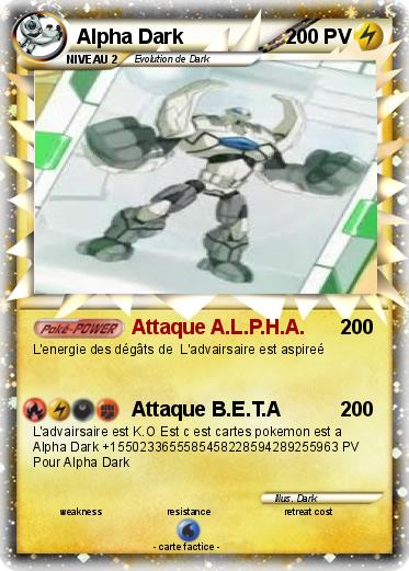 Pokemon Alpha Dark