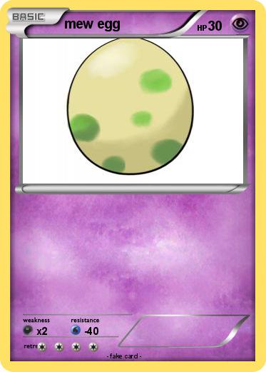 Pokemon mew egg