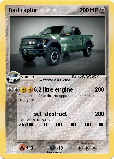 Pokemon ford raptor