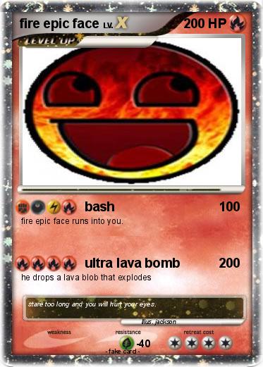 Pokemon fire epic face