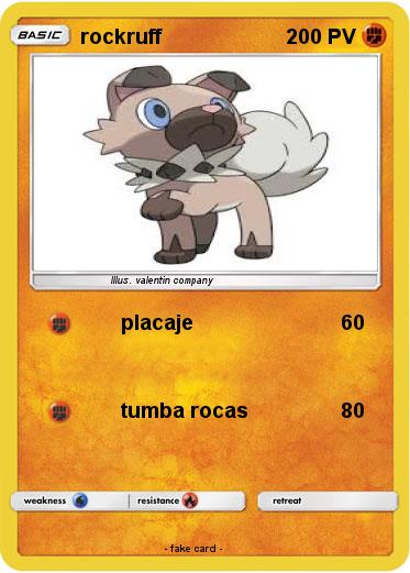 Pokemon rockruff