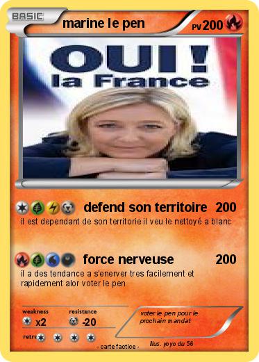 Pokemon marine le pen