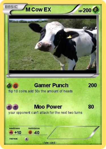 Pokemon M Cow EX