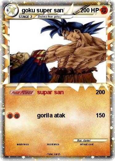 Pokemon goku super san