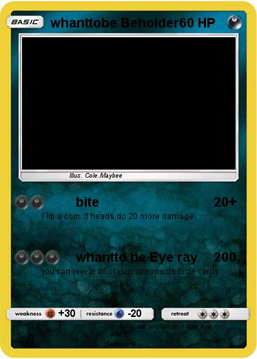 Pokemon whanttobe Beholder