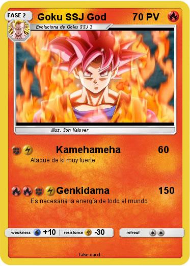 Pokemon Goku SSJ God