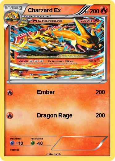 Pokemon Charzard Ex