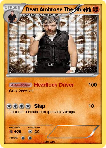 Pokemon Dean Ambrose The Shield