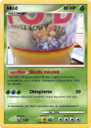 Pokemon Miód
