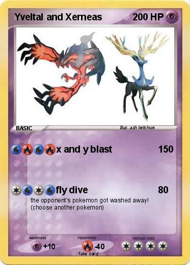 Pokemon Yveltal and Xerneas