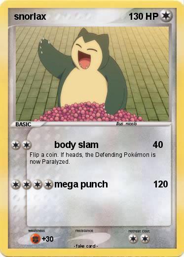 Pokemon snorlax