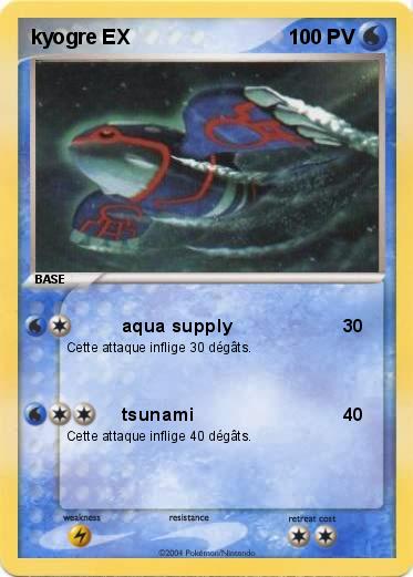 Pokemon kyogre EX