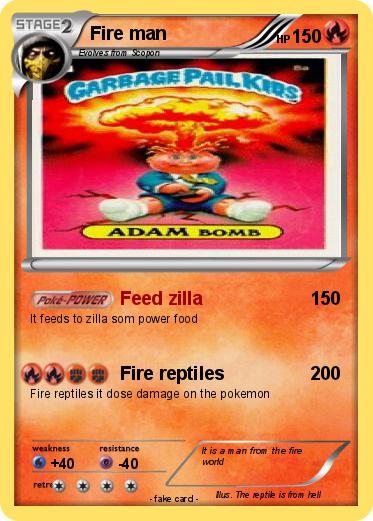 Pokemon Fire man