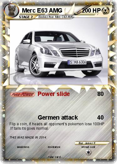 Pokemon Merc E63 AMG