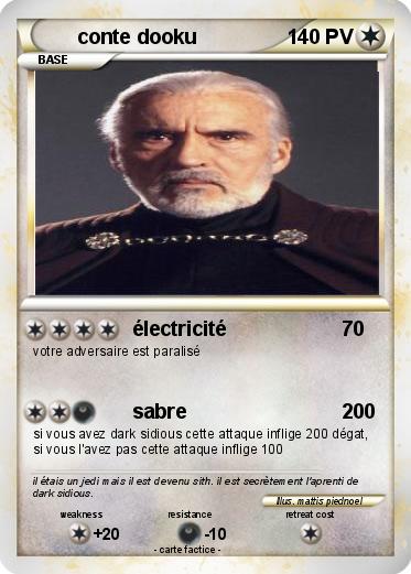 Pokemon conte dooku