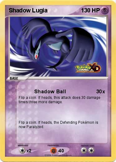 Pokemon Shadow Lugia