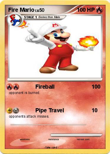 Pokemon Fire Mario