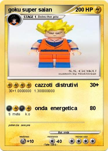 Pokemon goku super saian