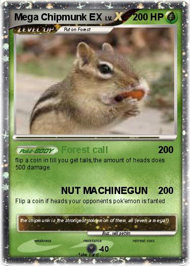 Pokemon Mega Chipmunk EX