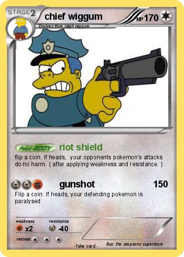 Pokemon chief wiggum