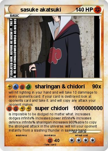 Pokemon sasuke akatsuki