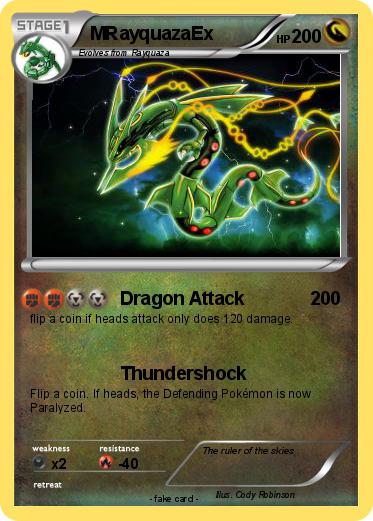 Pokemon MRayquazaEx