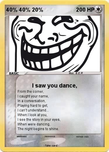 Pokemon 40% 40% 20%