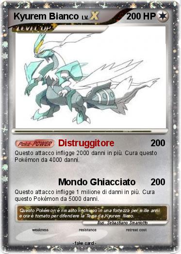 Pokemon Kyurem Bianco