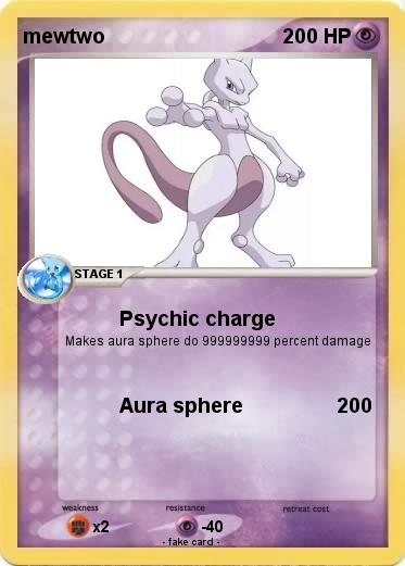 Pokemon mewtwo