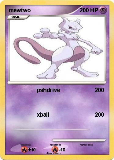 Pokemon mewtwo