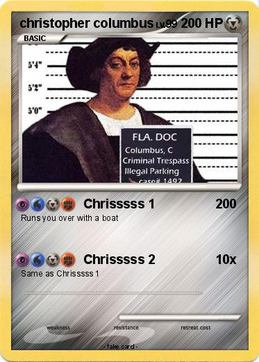 Pokemon christopher columbus