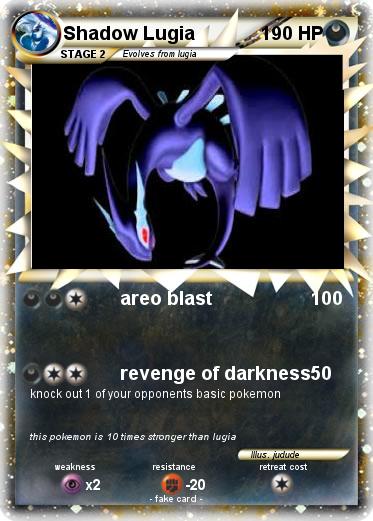 Pokemon Shadow Lugia