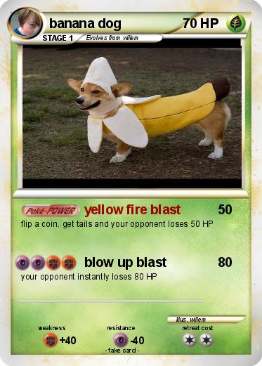Pokemon banana dog