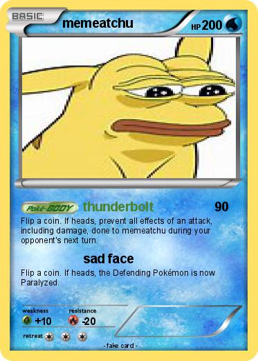 Pokemon memeatchu