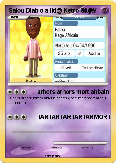 Pokemon Salou Diablo allid@ Ketro Kage
