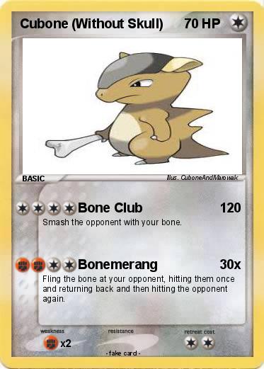 Pokemon Cubone (Without Skull)
