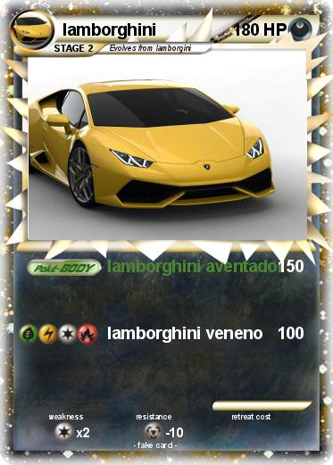Pokemon lamborghini