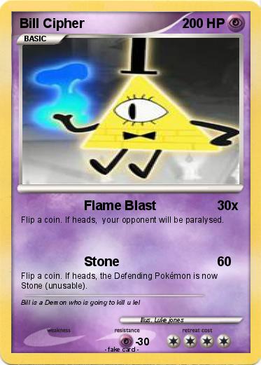 Pokemon Bill Cipher